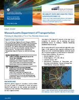Case Study Massachusetts Department of Transportation Validating the Adaptability of Travel Time Reliability Measurements