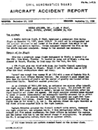 Investigation of Aircraft Accident RIDDLE AIRLINES MIAMI FLORIDA 19571220