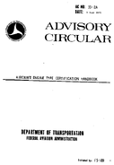 AC 332A Aircraft Engine Type Certification Handbook