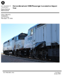 Conventional and CEM Passenger Locomotive Impact Test