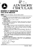 AC 0044J Status of Federal Aviation Regulations