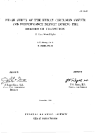 Phase shifts of the human circadian system and performance deficit during the periods of transition  I EastWest flight
