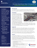 Diverging Diamond Interchange  Interstate 44 and Missouri Route 13 Springfield MO