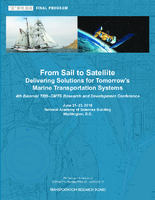 From Sail to Satellite Delivering Solutions for Tomorrows Marine Transportation Systems 4th Biennial TRBCMTS Research and Development Conference Final Program