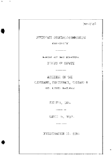 Interstate Commerce Commision Report of the Accident  Investigation Occuring on the CLEVELAND CINCINNATI CHICAGO AND ST LOUIS RAILWAY AUGUSTA IN
