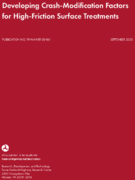 Developing CrashModification Factors for HighFriction Surface Treatments