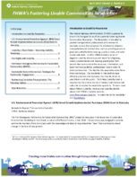 FHWAs Fostering Livable Communities Newsletter  April 2012