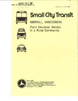 Small City Transit Merrill Wisconsin Point Deviation Service in a Rural Community