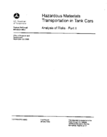 Hazardous Materials Transportation in Tank Cars Analysis of Risks Part II