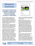 Consultant Support for Intelligent Compaction and PaverMounted Thermal Profiling Projects in 20222023 Research Summary