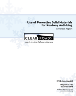 Use of Prewetted Solid Materials for Roadway AntiIcing