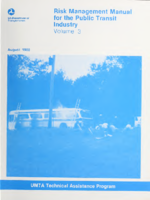 Risk Management Manual for the Public Transit Industry  Vol 3