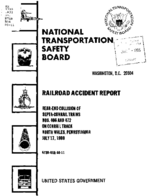 Interstate Commerce Commision Report of the Accident  Investigation Occuring on the CONRAIL NORTH WALES PA