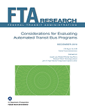 Considerations for Evaluating Automated Transit Bus Programs