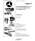 Enhanced Planning Review of the SeattleTacomaEverett Metropolitan Area
