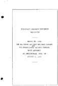 Interstate Commerce Commision Report of the Accident  Investigation Occuring on the BALTIMORE AND OHIO RAILROAD AND PENNSYLVANIA RAILROAD UHRICHSVILLE OH