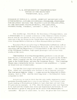 Speeches by Donald C Agger Assistant Secretary for International Affairs 1968