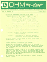 Office of Hazardous Materials Newsletter April 1974