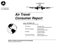 Air Travel Consumer Report November 2001