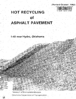 Hot Recycling of Asphalt Pavements
