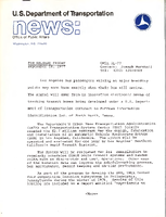 Department of Transportation News Office of Public Affairs UMTA 5177