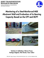 Monitoring of a SteelReinforced MSE Abutment Wall and Evaluation of its Bearing Capacity Based on the CPT and DCPT