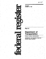 PART 121 AMENDMENTS 121164