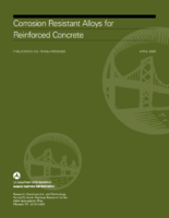 Corrosion resistant alloys for reinforced concrete 2009