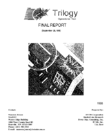 Trilogy  operational test  final report