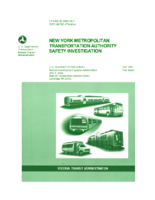 New York Metropolitan Transportation Authority Safety Investigation