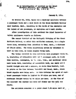 Interstate Commerce Commission Report of the Accident  Investigation Occurring on the GREAT NORTHERN RAILWAY REXFORD MT