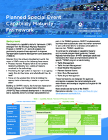 Planned Special Event Capability Maturity Framework