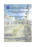 Safety Oversight for MexicoDomiciled Commercial Motor Carriers  Final Programmatic Environmental Assessment