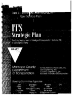 ITS Strategic Plan The Early Deployment Of ITS In Maricopa County Task 3  Technical Memorandum User Service Plan