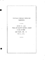 Interstate Commerce Commision Report of the Accident  Investigation Occuring on the TEXAS AND PACIFIC RAILWAY MINGO TX
