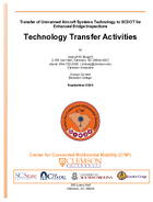 Transfer of Unmanned Aircraft Systems Technology to SCDOT for Enhanced Bridge Inspections Technology Transfer Activities