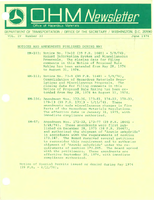 Office of Hazardous Materials Newsletter June 1974