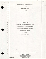 Transcript of a Speech by Secretary of Transportation Elizabeth Hanford Dole at the Dillon Lecture Services Hutchinson Community College