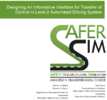 Designing an Informative Interface for Transfer of Control in Level 2 Automated Driving System