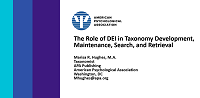 The Role of DEI in Taxonomy Development Maintenance Search and Retrieval