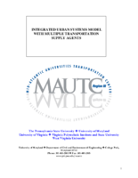 Integrated Urban Systems Model with Multiple Transportation Supply Agents