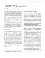 SUPERPAVE  Compaction