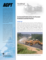 Continuously Reinforced Concrete Pavement Performance and Best Practices