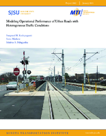 Modeling Operational Performance of Urban Roads with Heterogeneous Traffic Conditions