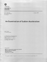 An examination of sudden acceleration