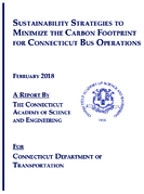 Sustainability Strategies to Minimize the Carbon Footprint for Connecticut Bus Operations