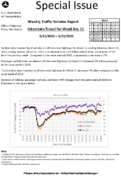 Special Issue  Weekly Traffic Volume Report Interstate Travel for Week No 11