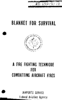 AC 15052104 Blanket for Survival  A Fire Fighting Technique for Combatting Aircraft Fires