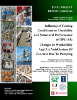 Influence of Casting Conditions on Durability and Structural Performance of HPCAR Changes in Workability and AirVoid System of Concrete Due to Pumping