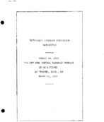 Interstate Commerce Commision Report of the Accident  Investigation Occuring on the NEW YORK CENTRAL RAILROAD TRENTON MI